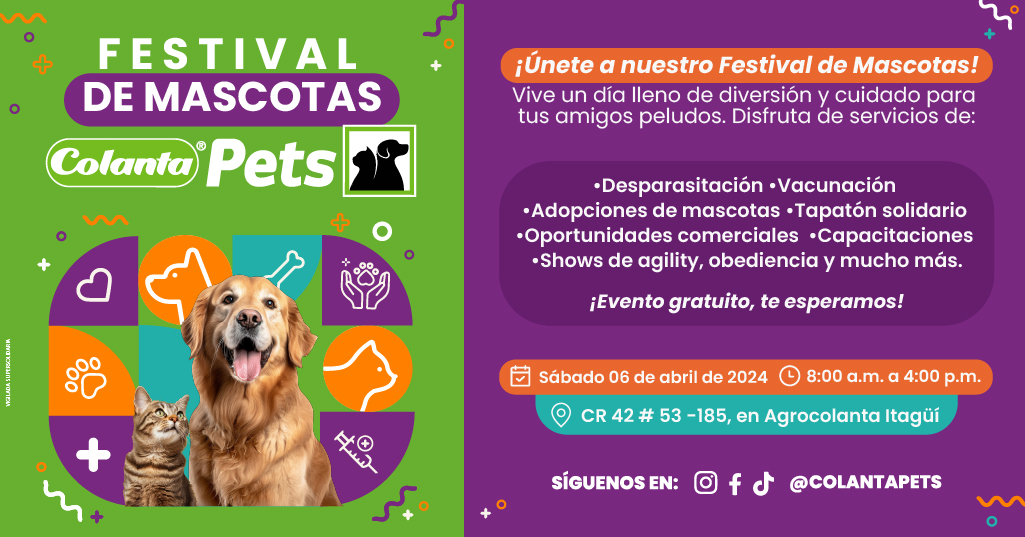 Colanta Pets, veterinaria en Itagüí con servicios pensados para las mascotas