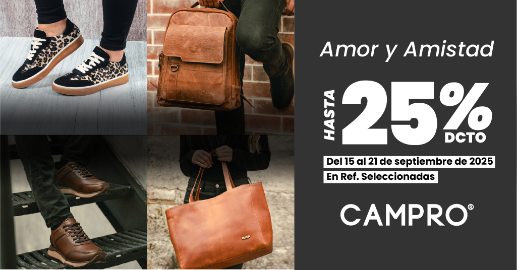 Términos y condiciones descuentos amor y amistad Campro del 15 al 21 de septiembre de 2025